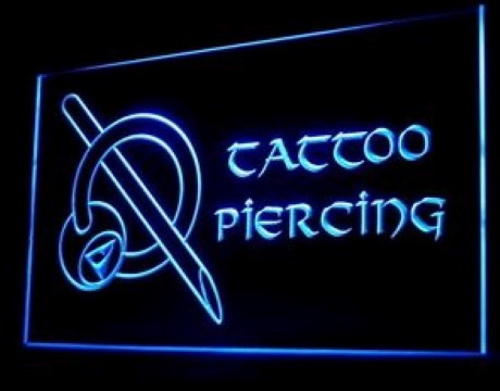 Tattoo Body Piercing Artwork LED Neon Sign